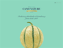 Tablet Screenshot of canonature.com